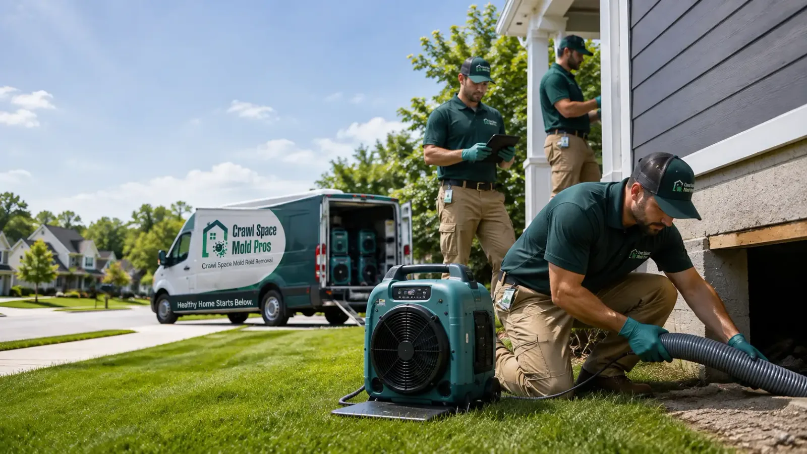 Crawl Space Mold Removal in Cedarville, OH